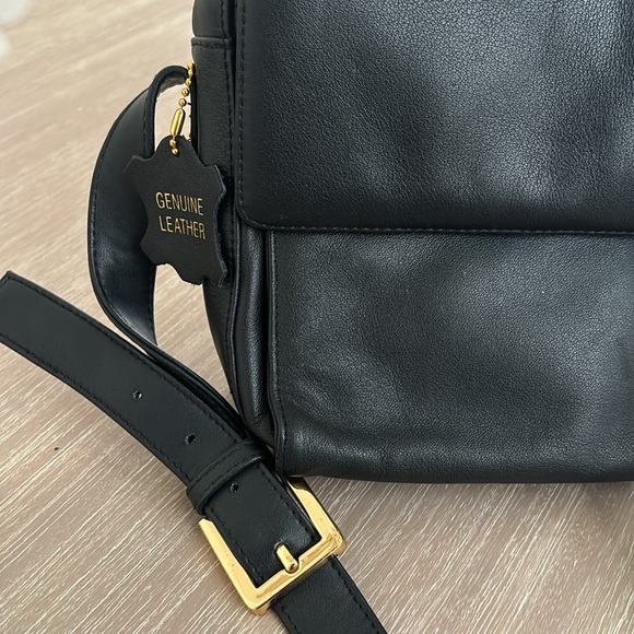 Giani Bernini Crossbody Black Leather - Picture 2 of 5